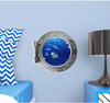 PortScape Shark Frenzy | Ocean Porthole Window Wall Decal