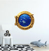 PortScape Shark Frenzy | Ocean Porthole Window Wall Decal