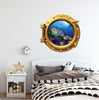 PortScape Under The Sea 2 | Ocean Porthole Window Wall Decal