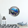 PortScape Under The Sea 2 | Ocean Porthole Window Wall Decal