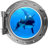 PortScape Killer Whale & Cub | Ocean Porthole Window Wall Decal