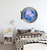 PortScape Baby Jellyfish | Ocean Porthole Window Wall Decal