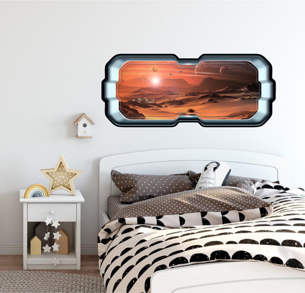 Alien Outpost 1 | SpaceScape Window Wall Decal