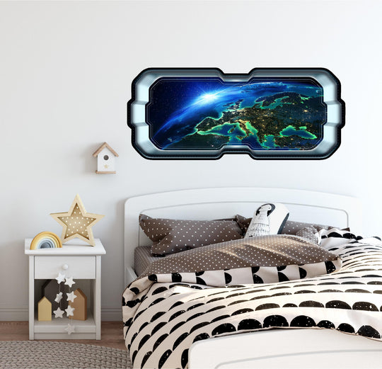 Orbiting Earth 1 | SpaceScape Window Wall Decal
