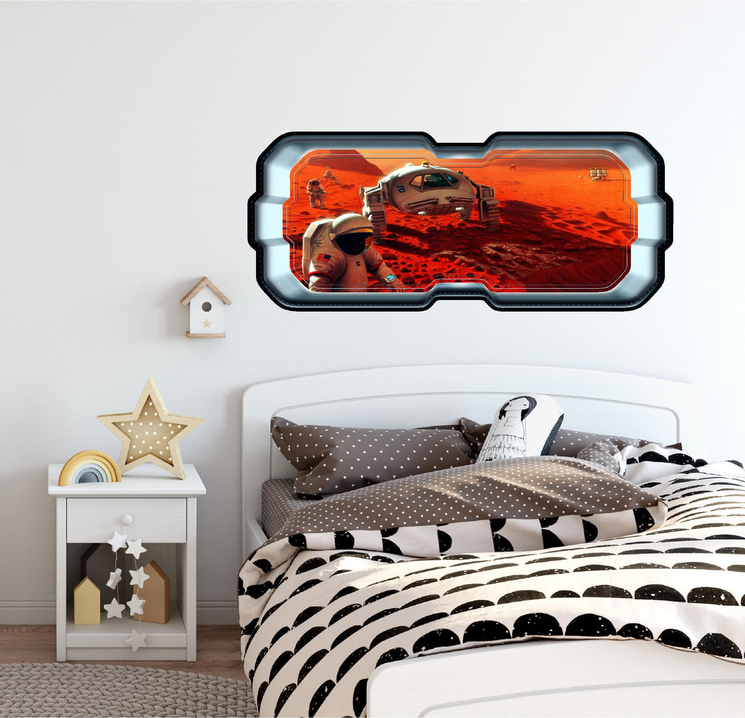 Exploring Mars 1 | SpaceScape Window Wall Decal