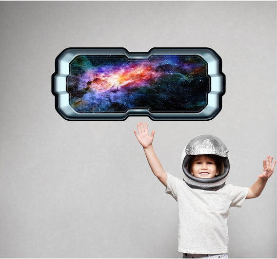 Colorful Space Nebula & Stars | SpaceScape Window Wall Decal