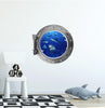 PortScape Shark Frenzy | Ocean Porthole Window Wall Decal