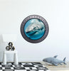 PortScape Shark 3 | Ocean Porthole Window Wall Decal