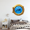 PortScape Killer Whale & Cub | Ocean Porthole Window Wall Decal