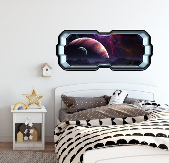 Jupiter & Moons 1 | SpaceScape Window Wall Decal