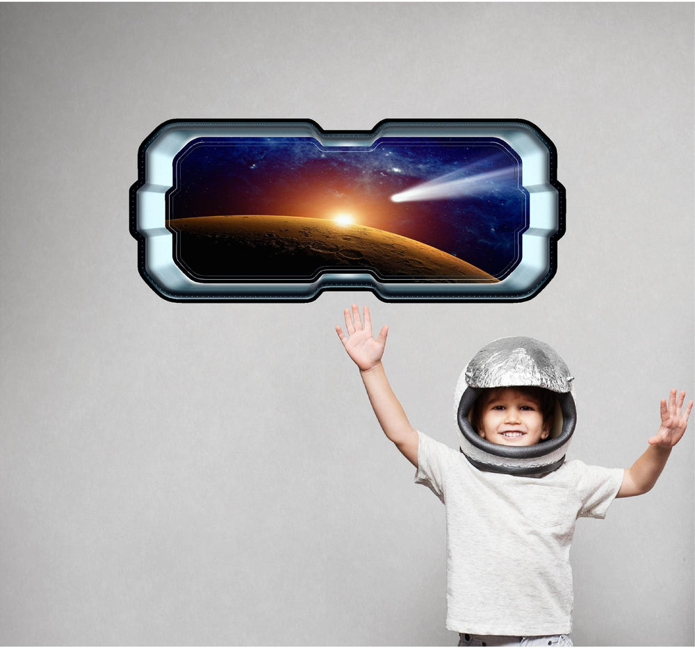 Orbiting Mars 1 | SpaceScape Window Wall Decal
