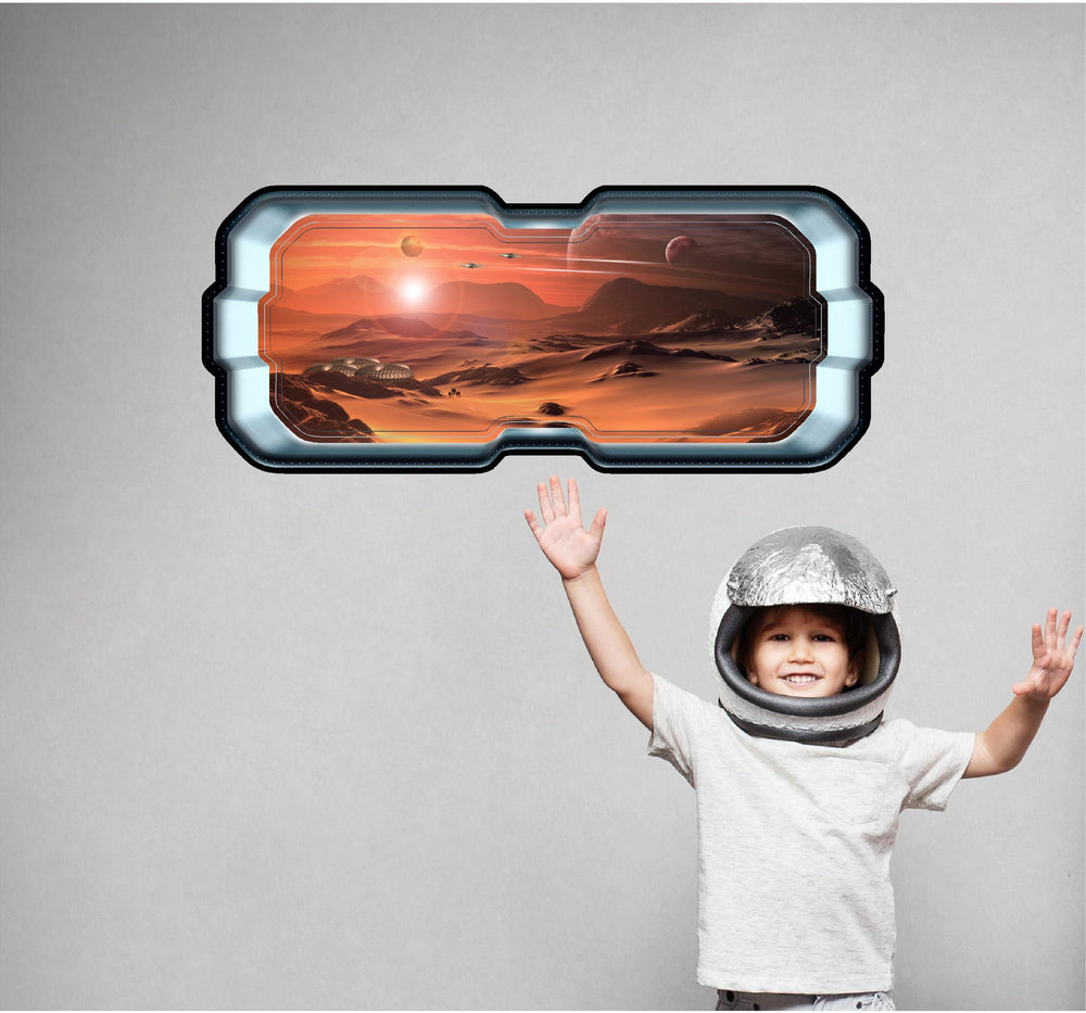 Alien Outpost 1 | SpaceScape Window Wall Decal