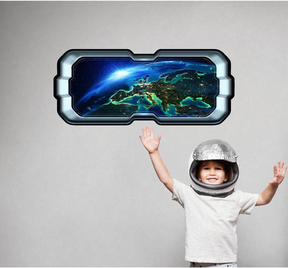 Orbiting Earth 1 | SpaceScape Window Wall Decal