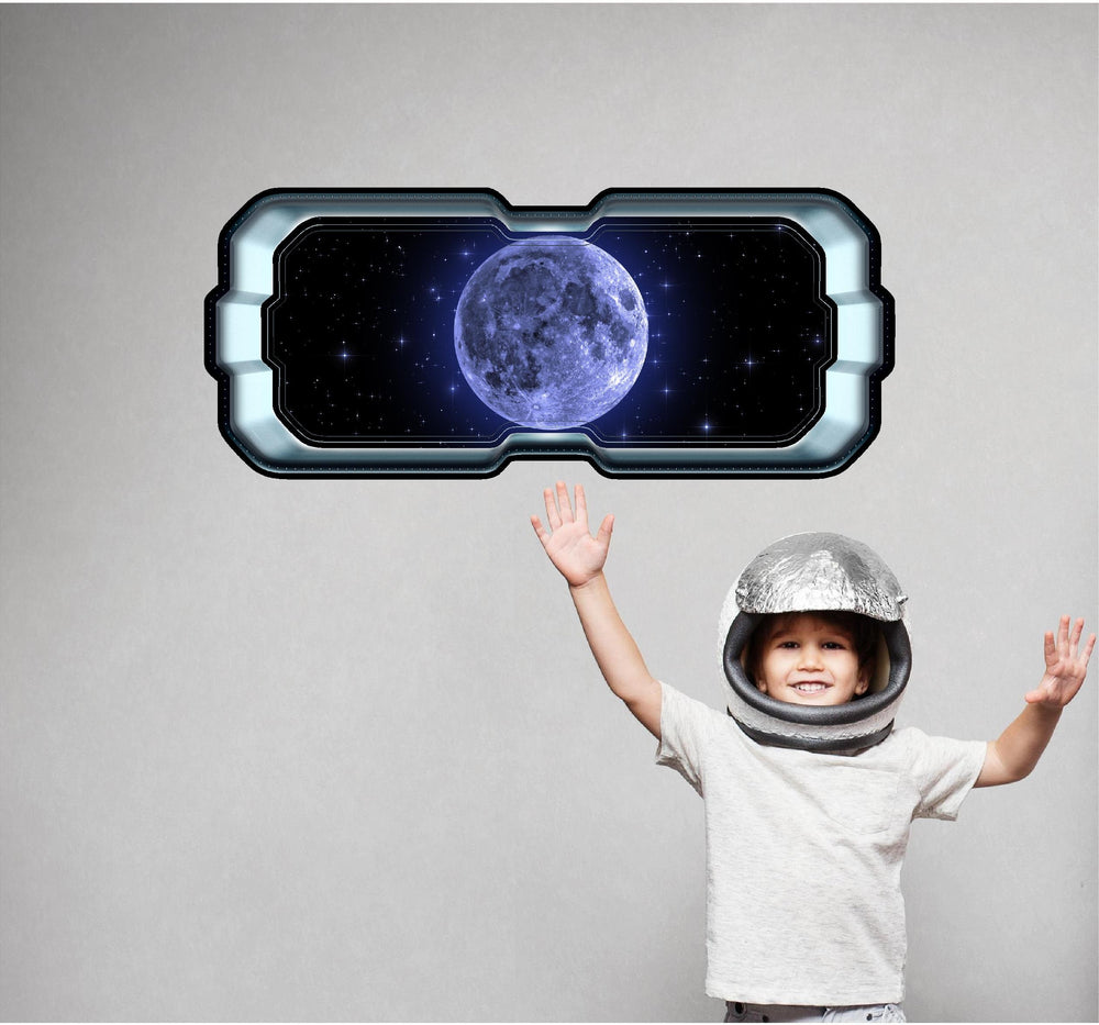 Moon & Stars | SpaceScape Window Wall Decal