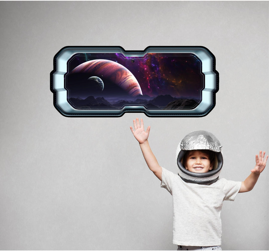 Jupiter & Moons 1 | SpaceScape Window Wall Decal