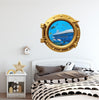 PortScape Submarine 3 | Ocean Porthole Window Wall Decal