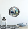 PortScape Dugong | Ocean Porthole Window Wall Decal