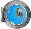PortScape Tropical Fish | Ocean Porthole Window Wall Decal