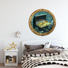 PortScape Sunken Treasure 2 | Ocean Porthole Window Wall Decal