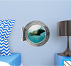 PortScape Sea Lion 1 | Ocean Porthole Window Wall Decal