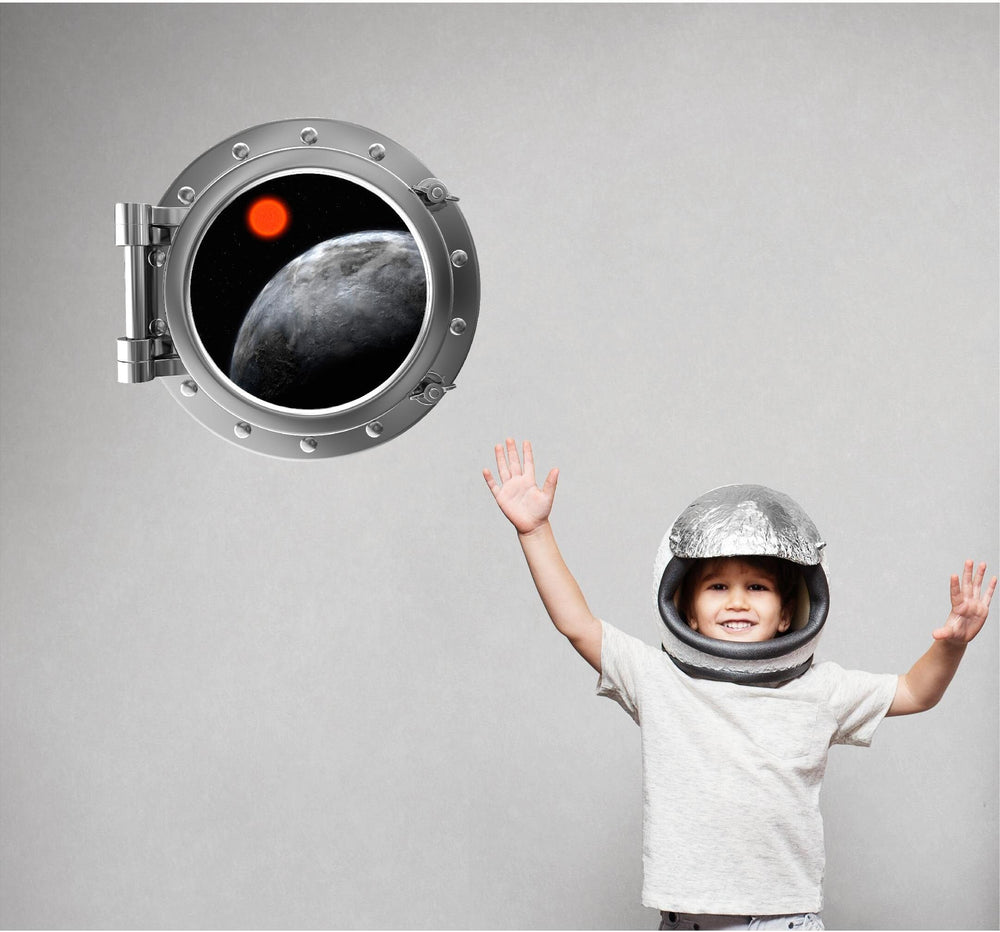 PortScape Gliese 581 | Space Porthole Window Wall Decal