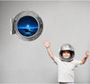 PortScape Ice Planet 1 | Space Porthole Window Wall Decal