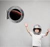 PortScape Orbiting Mars | Space Porthole Window Wall Decal