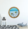 PortScape Shallow Water 2 | Ocean Porthole Window Wall Decal