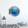 PortScape Devil Rays | Ocean Porthole Window Wall Decal
