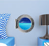 PortScape Sail Boats 2 | Ocean Porthole Window Wall Decal