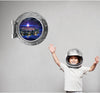 PortScape Space Station 2 | Space Porthole Window Wall Decal