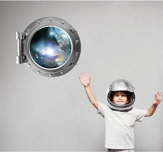 PortScape Nebula & Stars 1 | Space Porthole Window Wall Decal