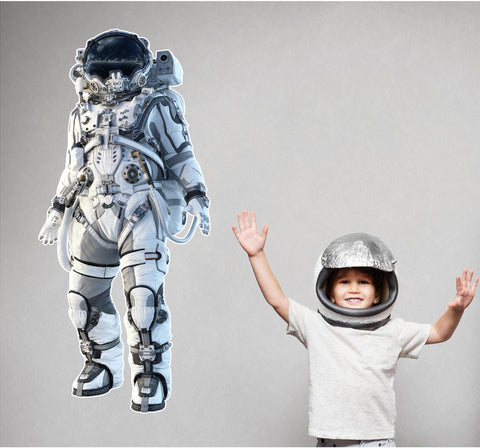 Astronaut #2 Wall Decal Removable Wall Sticker for Boys Bedroom Playroom Decor Futuristic Space Sci Fi Cosmonaut