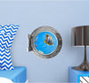 PortScape Tropical Fish | Ocean Porthole Window Wall Decal