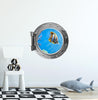 PortScape Tropical Fish | Ocean Porthole Window Wall Decal