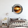 PortScape Stellar Nursery 1 | Space Porthole Window Wall Decal