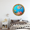 PortScape Tropical Reef Life 1 | Ocean Porthole Window Wall Decal