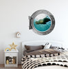 PortScape Sea Lion 1 | Ocean Porthole Window Wall Decal