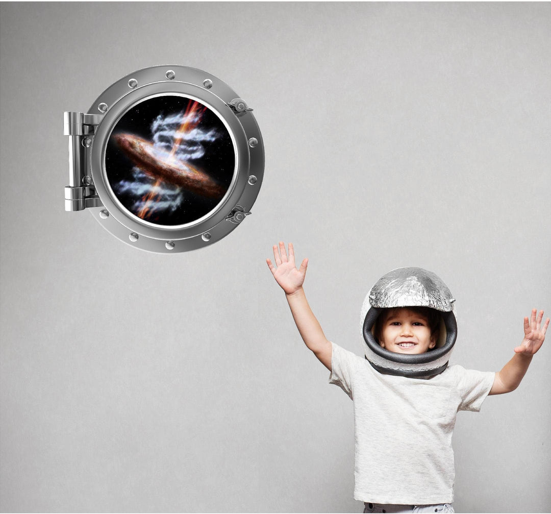 PortScape Quasar 3 | Space Porthole Window Wall Decal