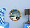 PortScape Pirate Ship In A Bottle | Ocean Porthole Window Wall Decal