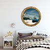 PortScape Pirate Ship In A Bottle | Ocean Porthole Window Wall Decal