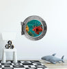 PortScape Exotic Lionfish | Ocean Porthole Window Wall Decal