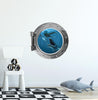 PortScape Sea Monster 1 | Ocean Porthole Window Wall Decal