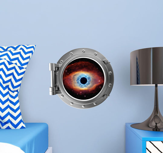 PortScape Cats Eye Nebula 2 | Space Porthole Window Wall Decal