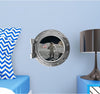 PortScape Astronaut 1 | Space Porthole Window Wall Decal