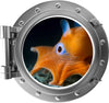 PortScape Dumbo Octopus | Ocean Porthole Window Wall Decal