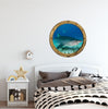 PortScape Tiger Shark | Ocean Porthole Window Wall Decal