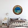 PortScape Tiger Shark | Ocean Porthole Window Wall Decal