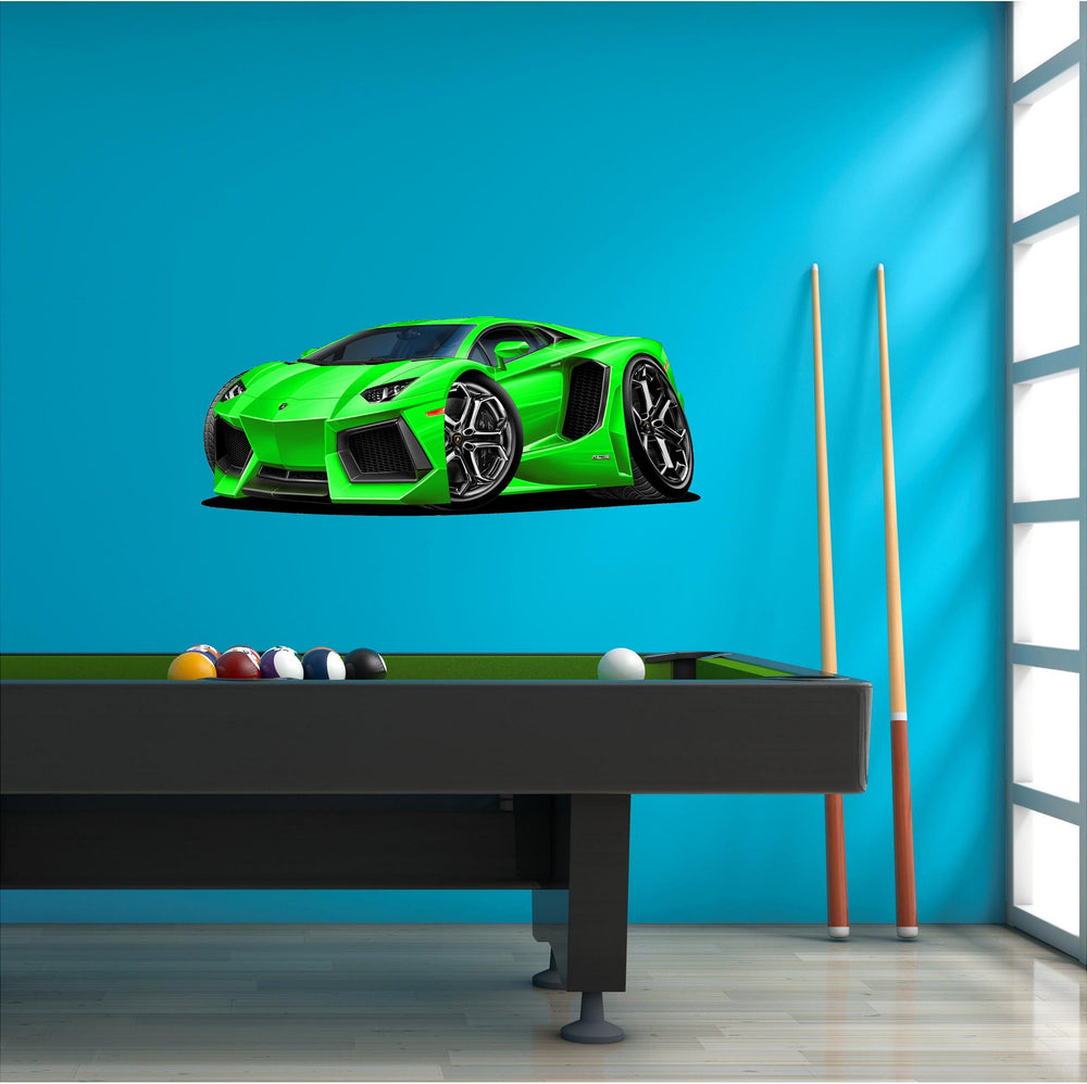Lamborghini Aventador V12 Car Wall Decal