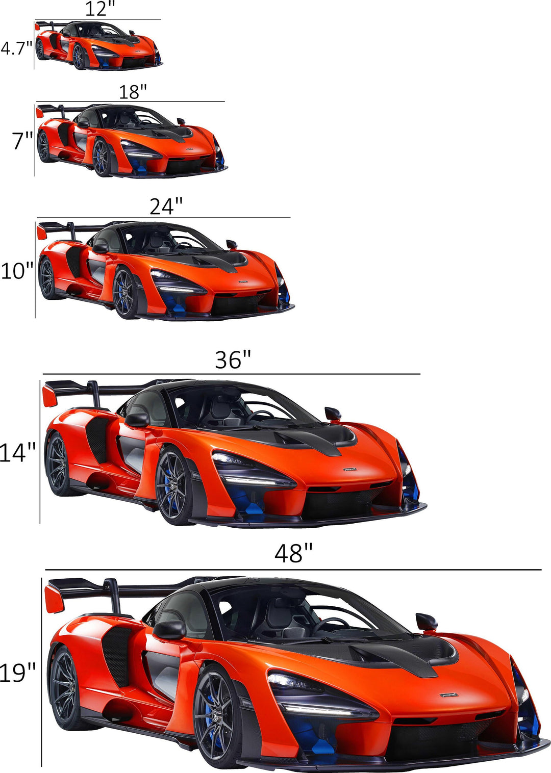 McLaren Senna Car Wall Decal